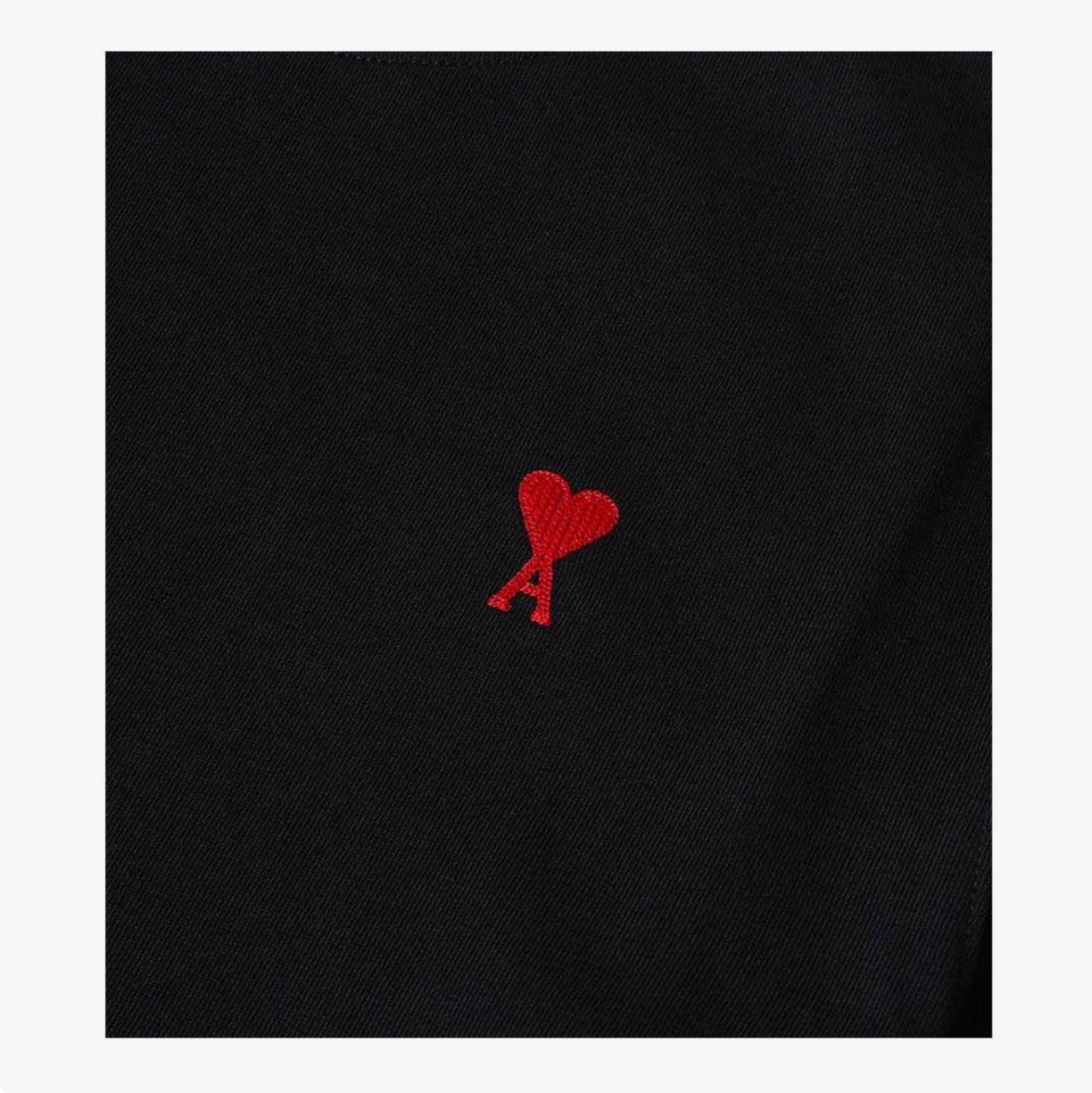 Ami Paris Ami De Coeur T-Shirt - Black