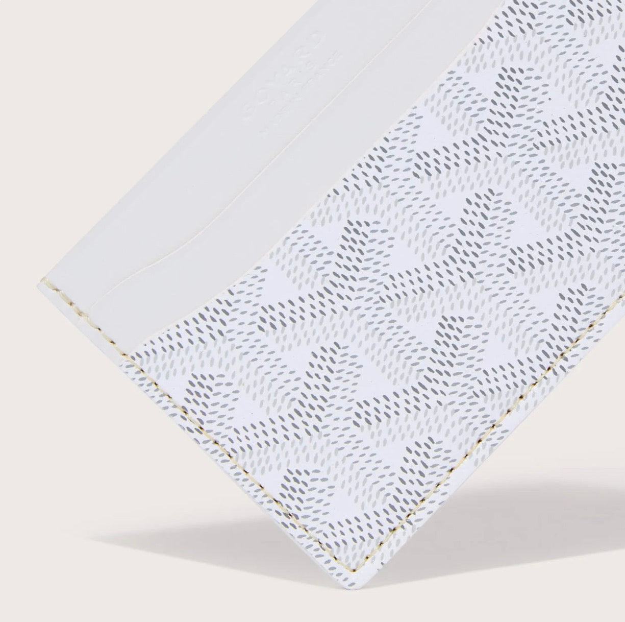 GOYARD CARD HOLDER WHITE