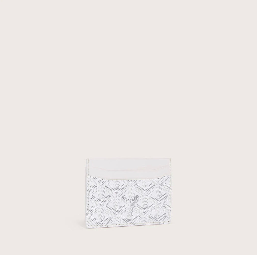 GOYARD CARD HOLDER WHITE