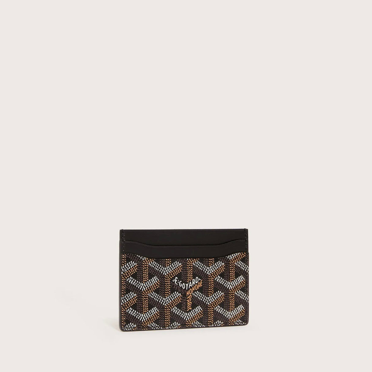 GOYARD CARD HOLDER BLACK