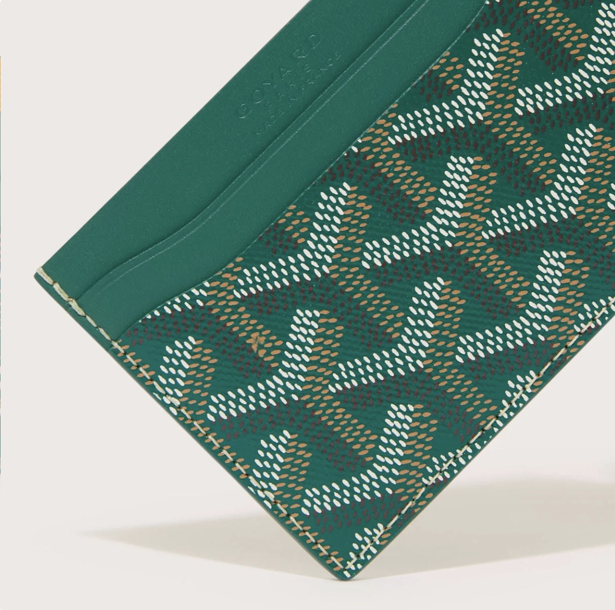 GOYARD CARD HOLDER GREEN