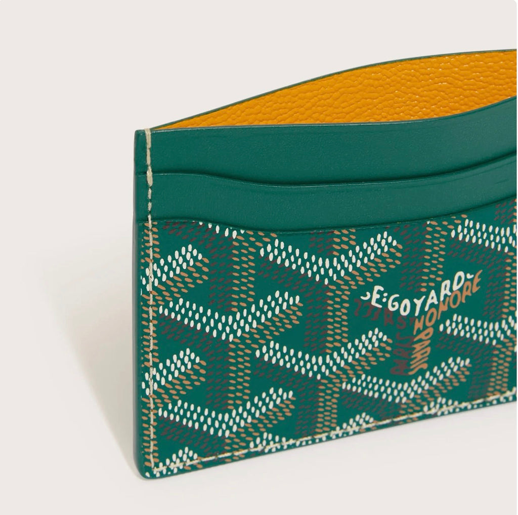 GOYARD CARD HOLDER GREEN