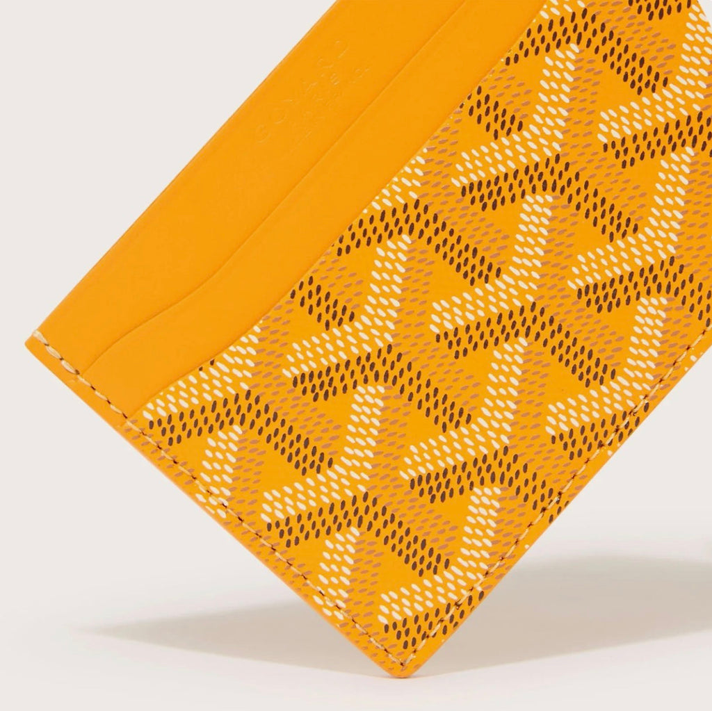 GOYARD CARD HOLDER YELLOW
