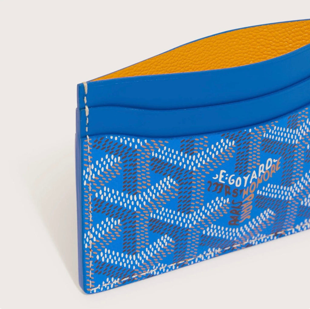 GOYARD CARD HOLDER BLUE