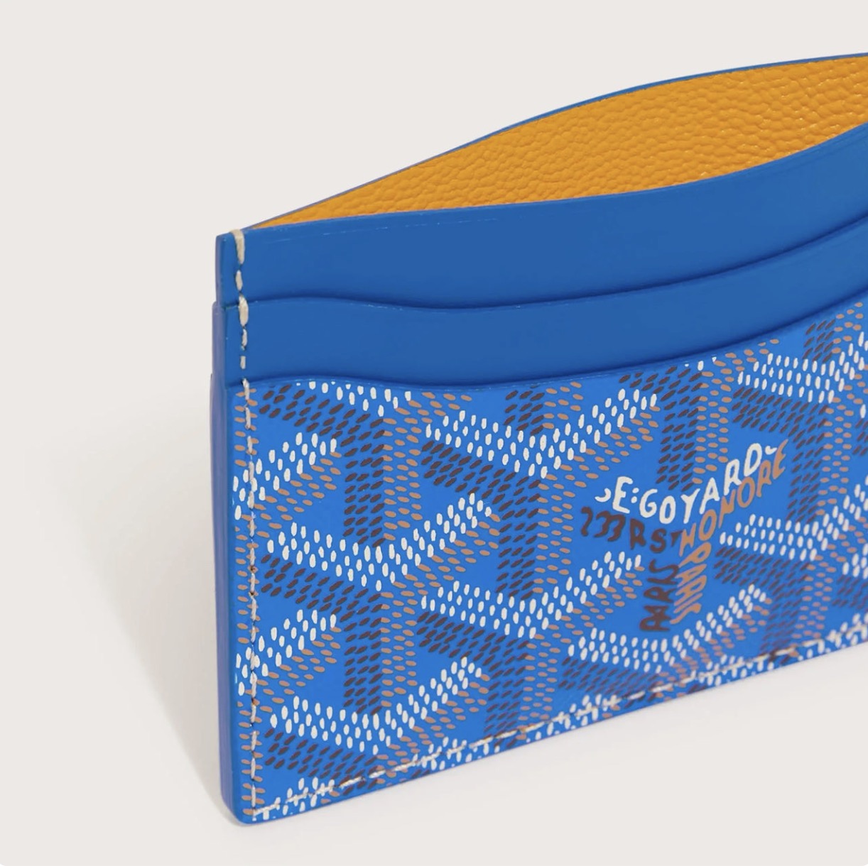 GOYARD CARD HOLDER BLUE