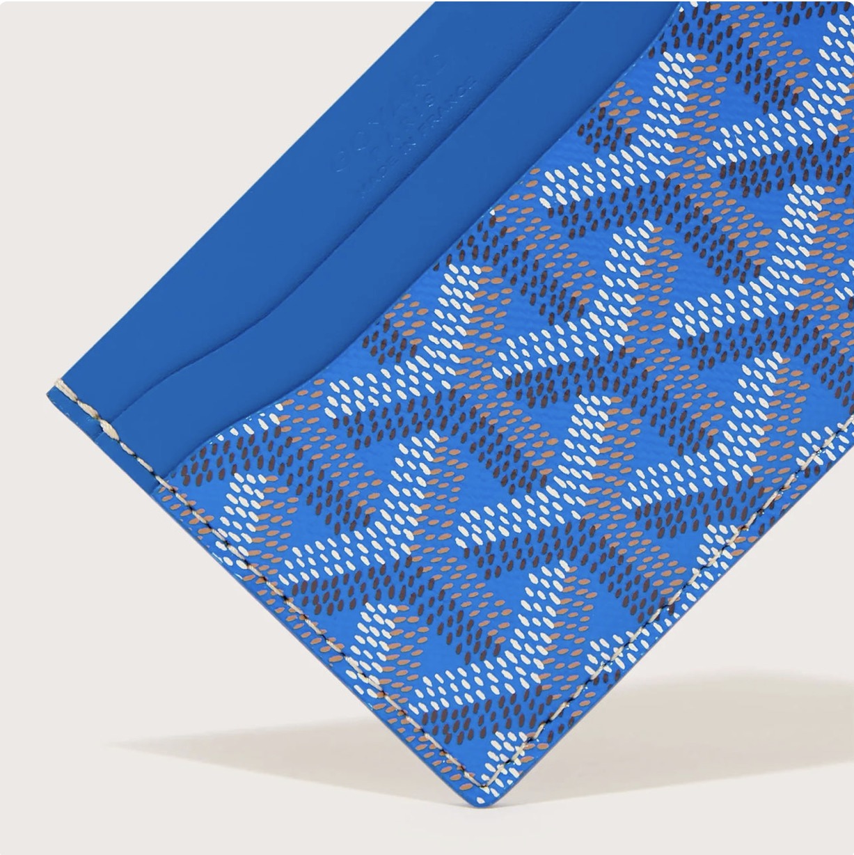GOYARD CARD HOLDER BLUE