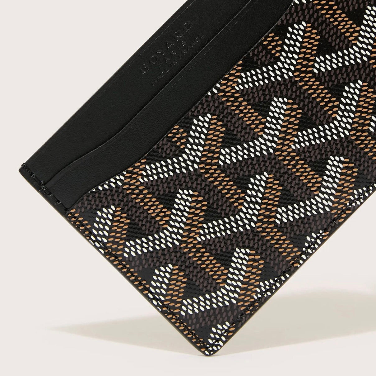 GOYARD CARD HOLDER BLACK