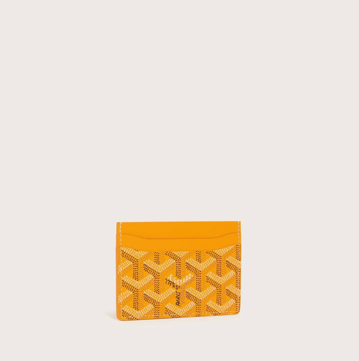 GOYARD CARD HOLDER YELLOW