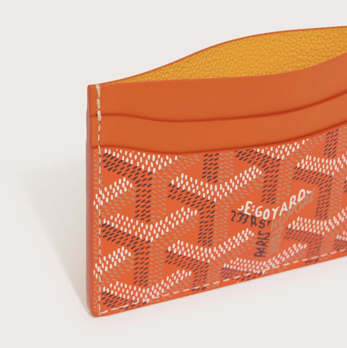 GOYARD CARD HOLDER ORANGE