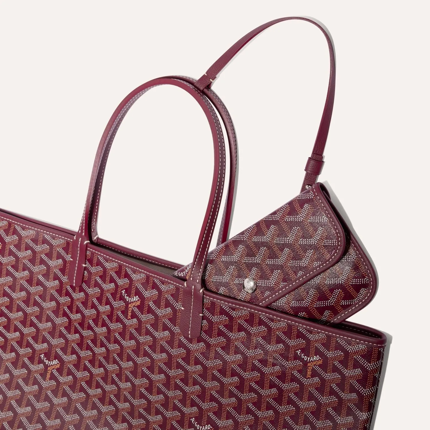 Goyard Saint Louis PM Bag Bordeaux