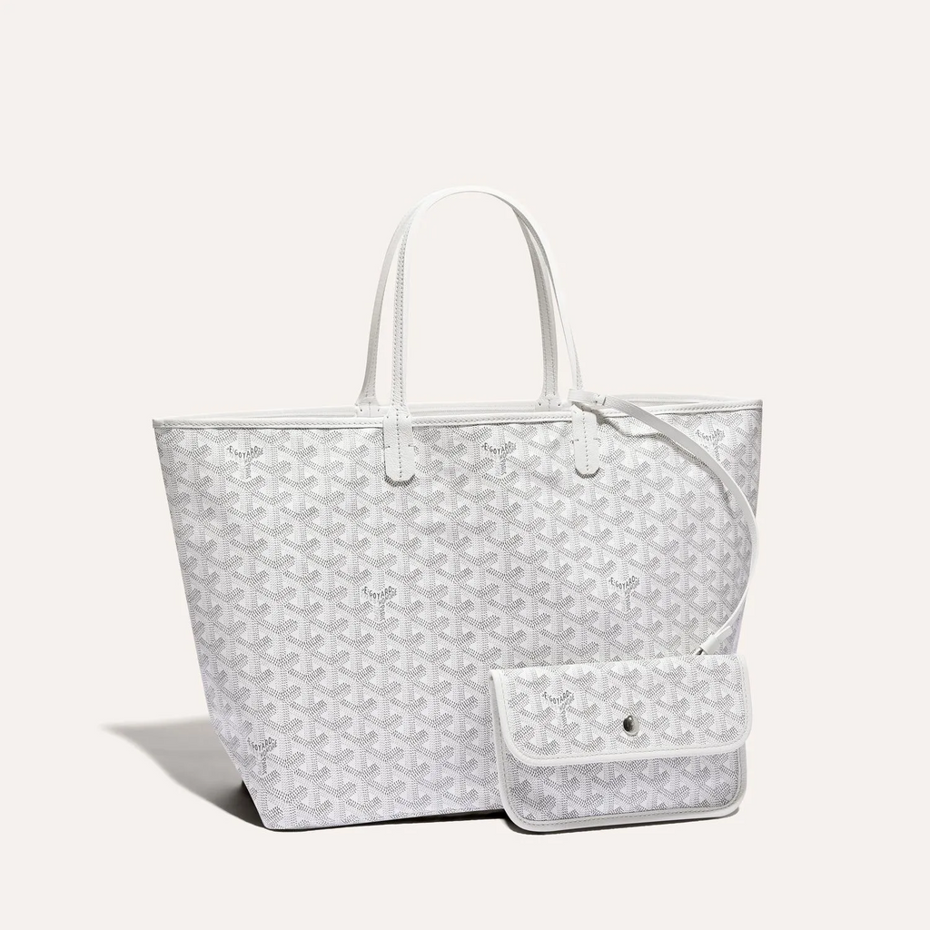 Goyard Saint Louis PM Bag White