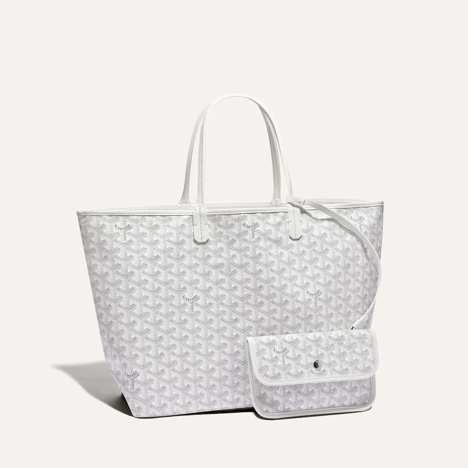 Goyard Saint Louis PM Bag White