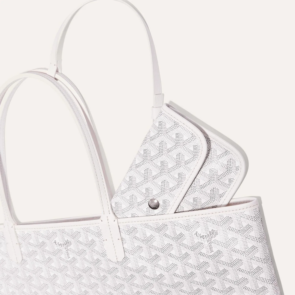 Goyard Saint Louis PM Bag White