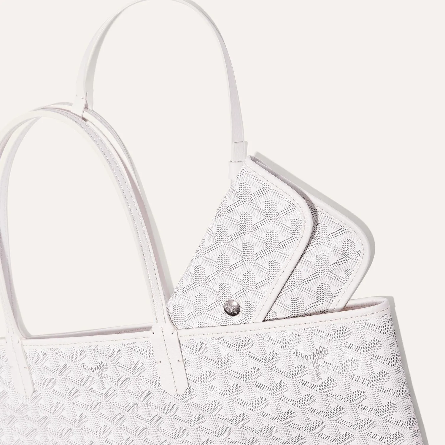 Goyard Saint Louis PM Bag White