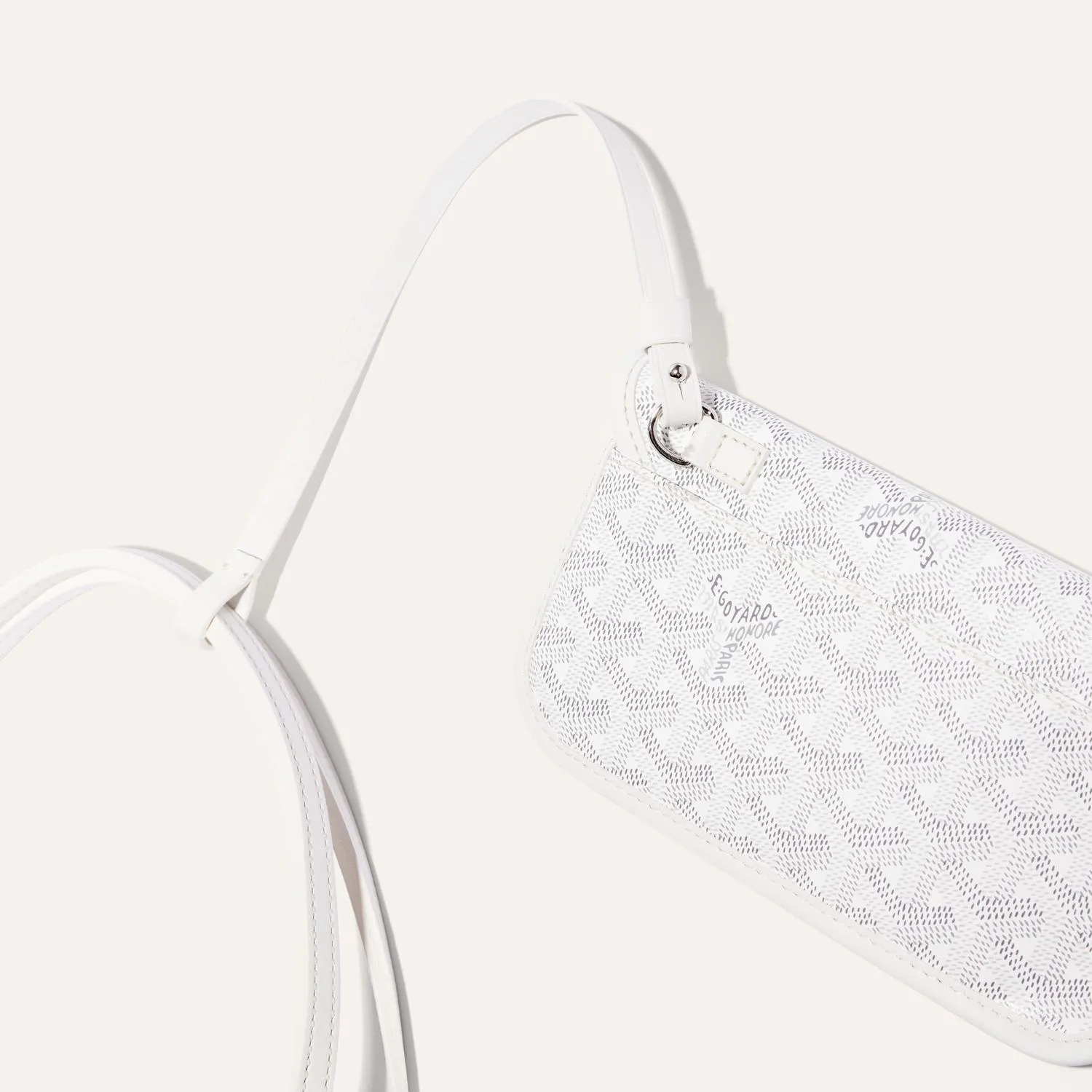 Goyard Saint Louis PM Bag White