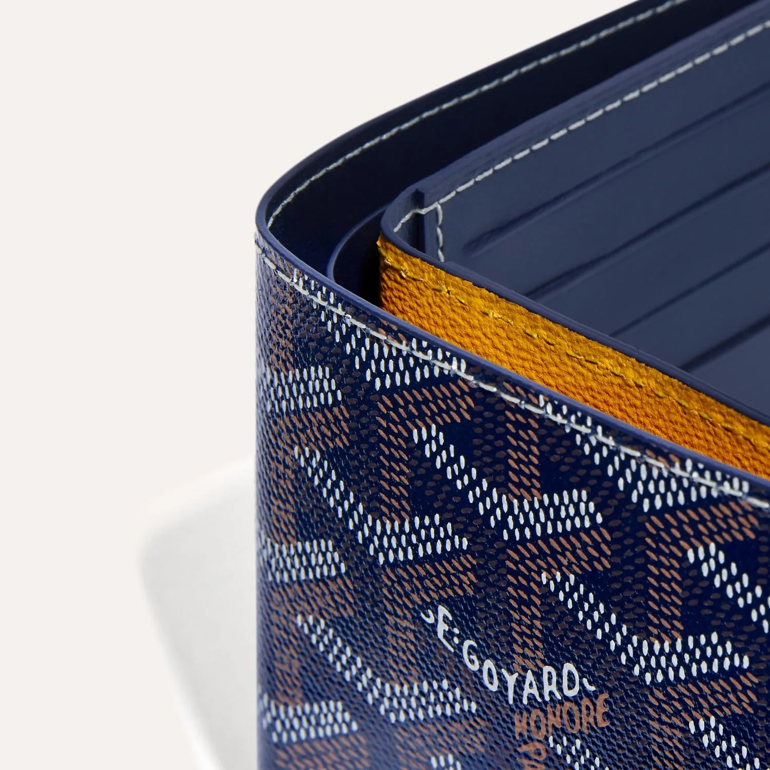 Goyard Wallet Navy Blue