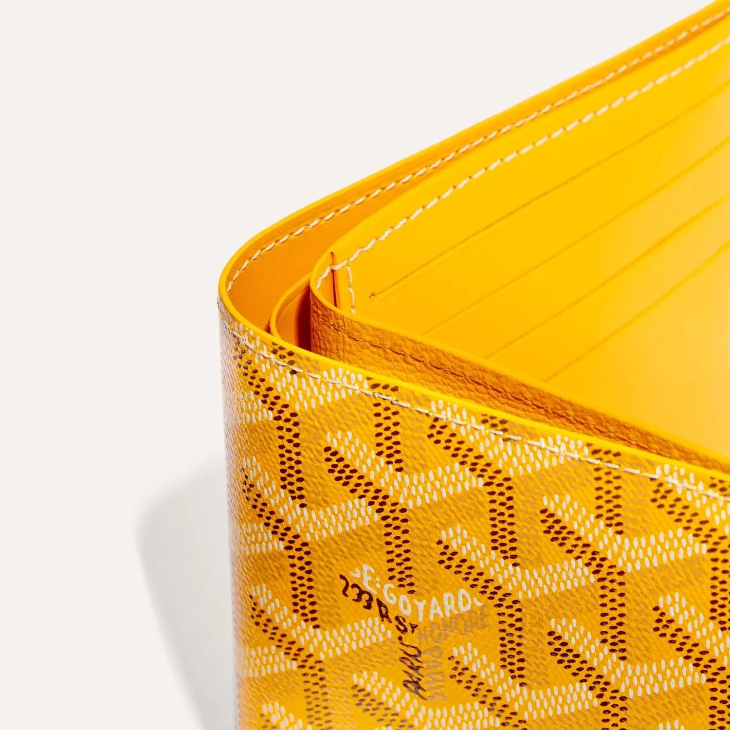 Goyard Wallet Yellow