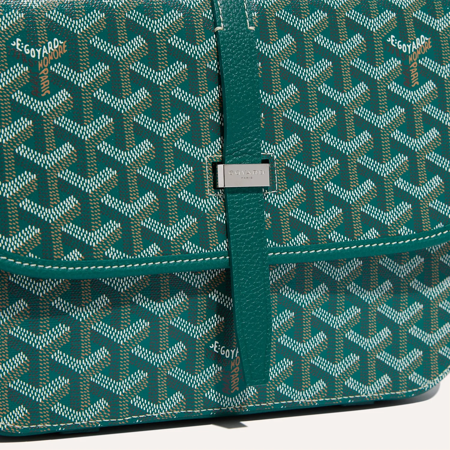 Goyard Belvedere MM Bag Green