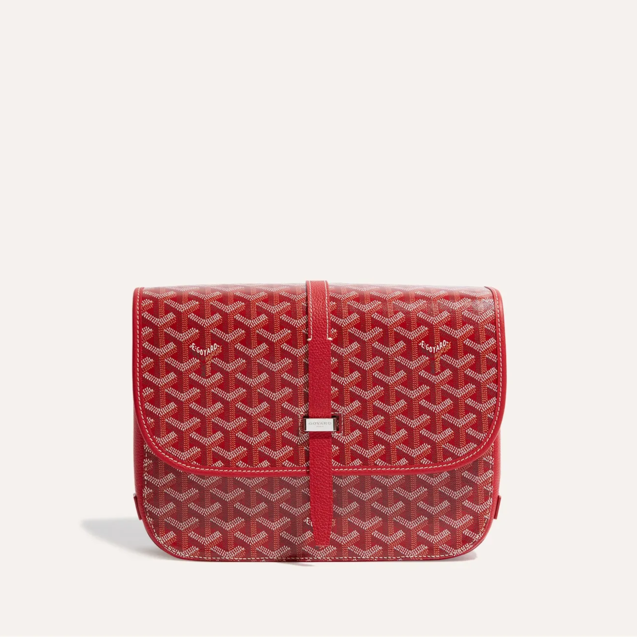 Goyard Belvedere MM Bag Red