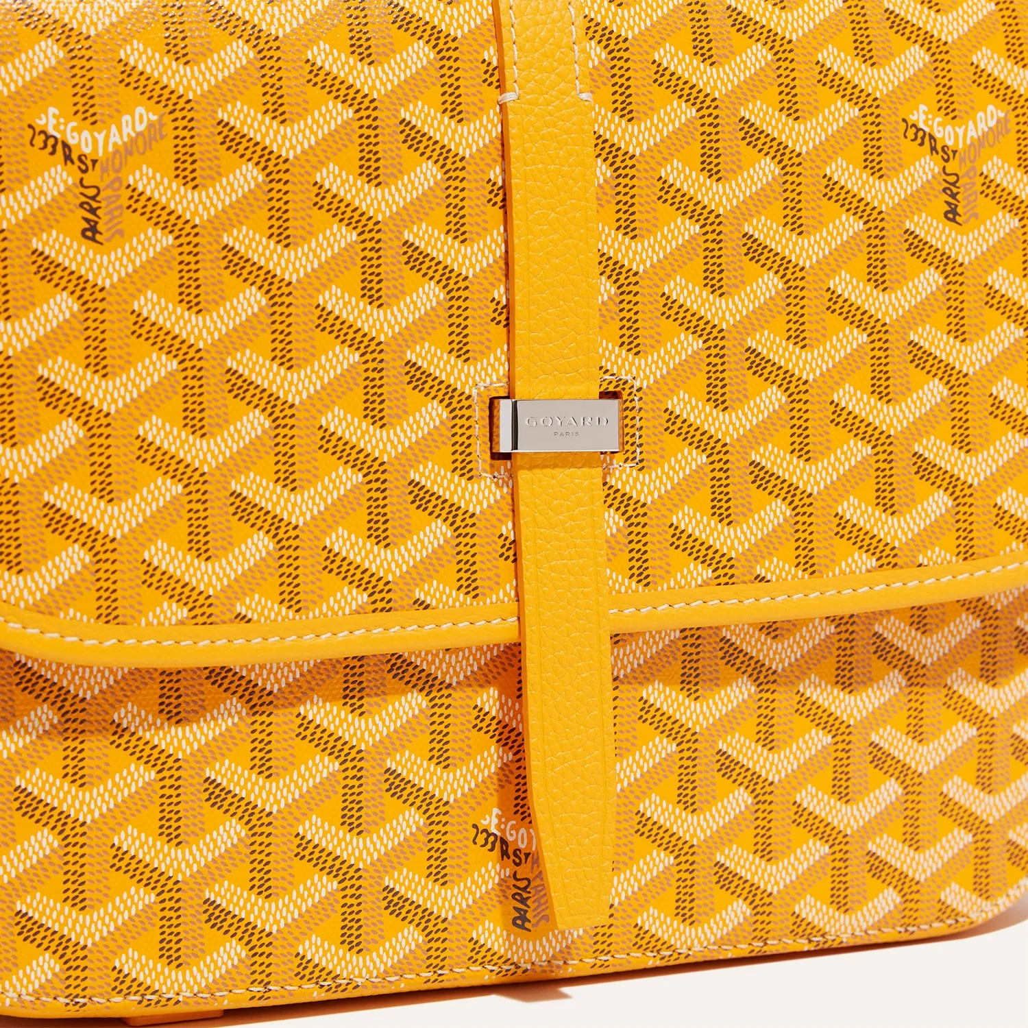 Goyard Belvedere MM Bag Yellow