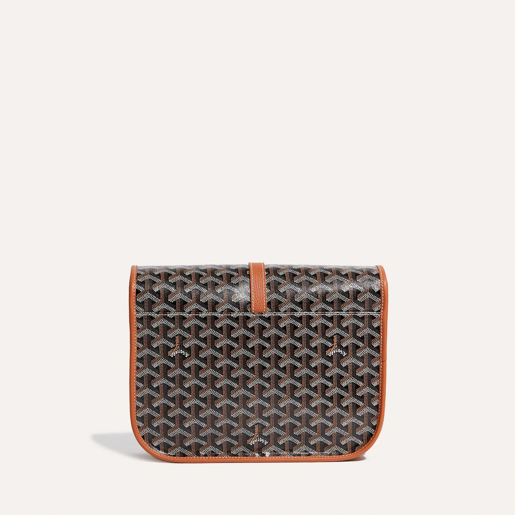 Goyard Belvedere MM Bag Black & Tan