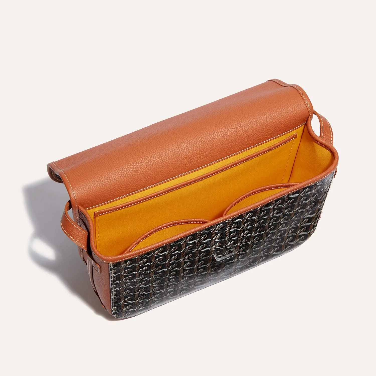 Goyard Belvedere MM Bag Black & Tan